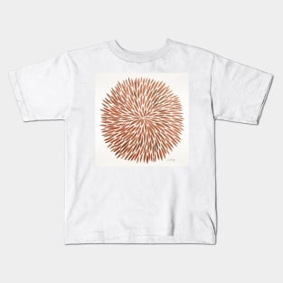 Rose Gold Water Color Burst Kids T-Shirt